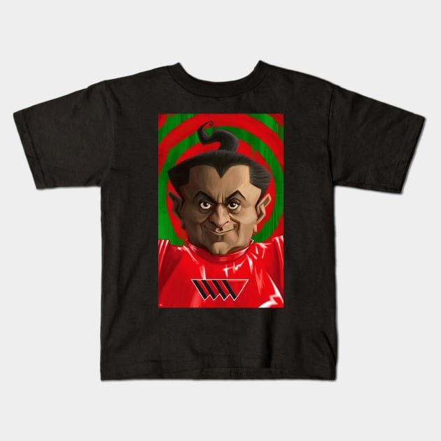 Oompa Loompa Red Kids T-Shirt by metmangindaan